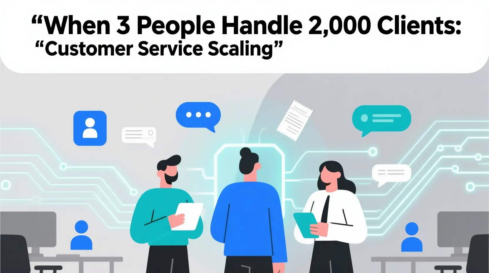 Customer service scaling solutions for small teams managing high call volumes