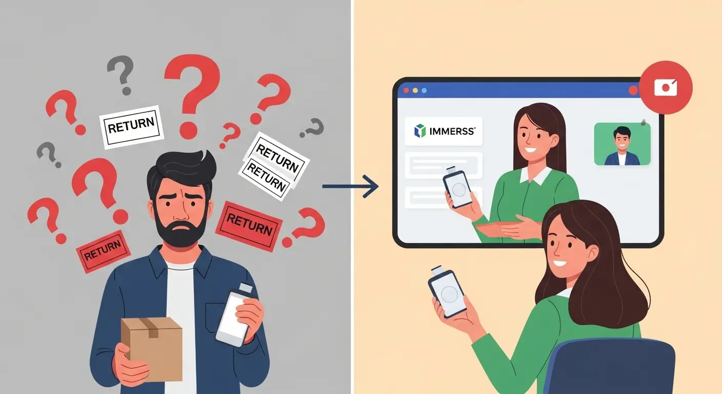 Customer trust issues solved through video chat sales consultations and live shopping experiences