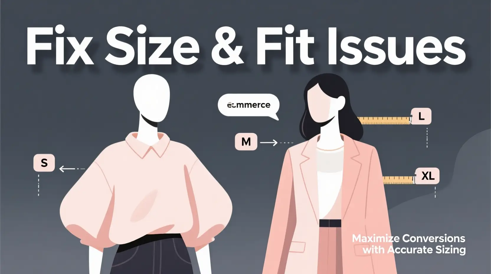 Fashion e-commerce conversion rate optimization focusing on size and fit issues for premium brands