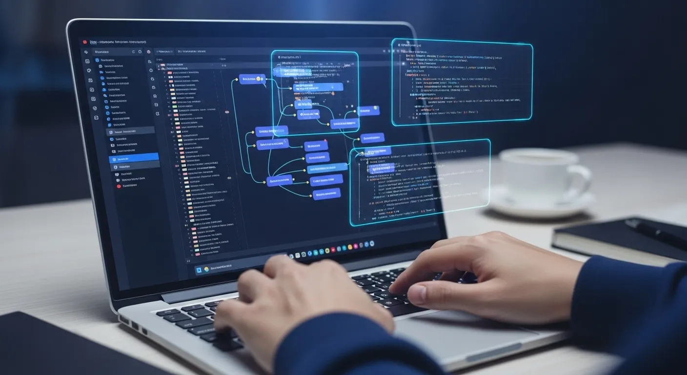 n8n workflow automation visual interface showing connected nodes for ecommerce automation